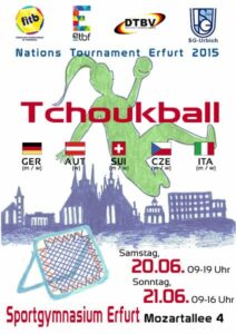 Das Plakat zum Nations Tournament Erfurt 2015