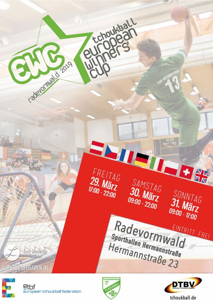 Plakat EWC 2019 Radevormwald (Rechte: TuS Oeckinghausen)